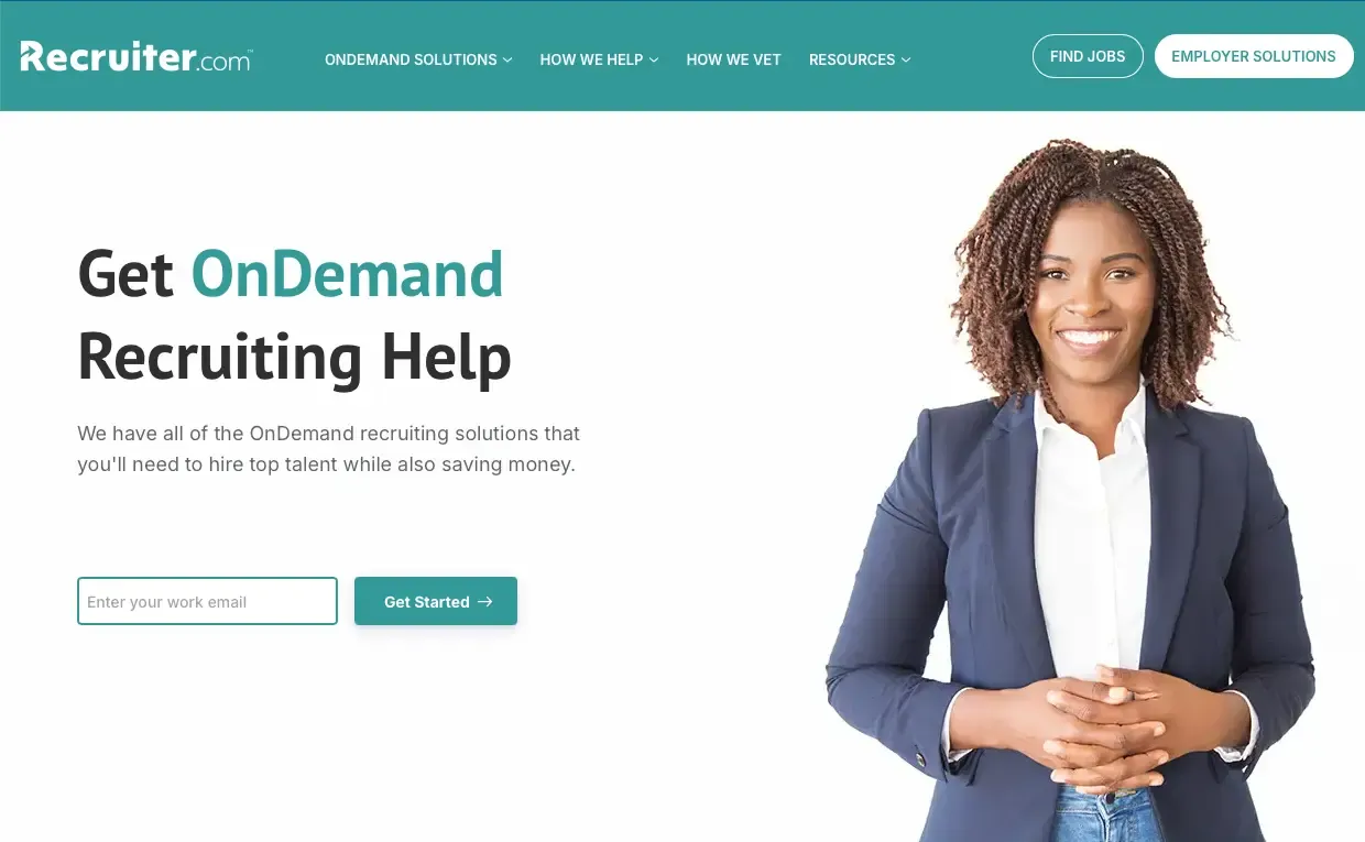The Recruiter.com on-demand recruiter marketplace