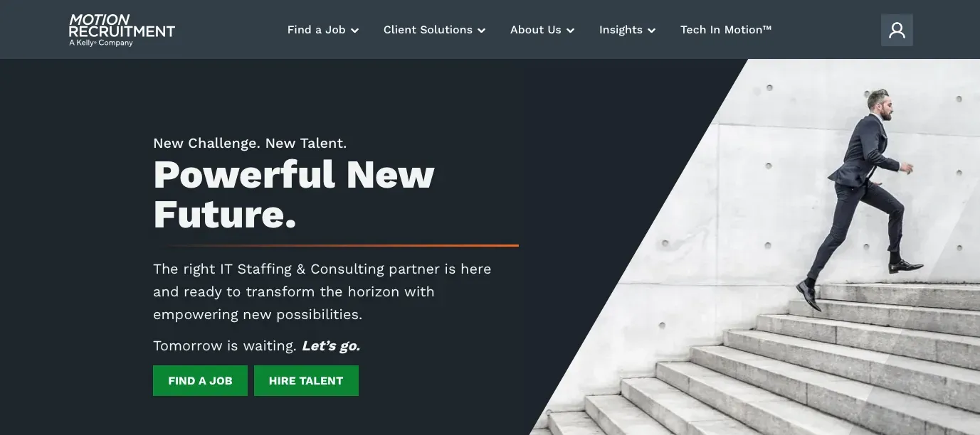 Motion Recruitment product screenshot